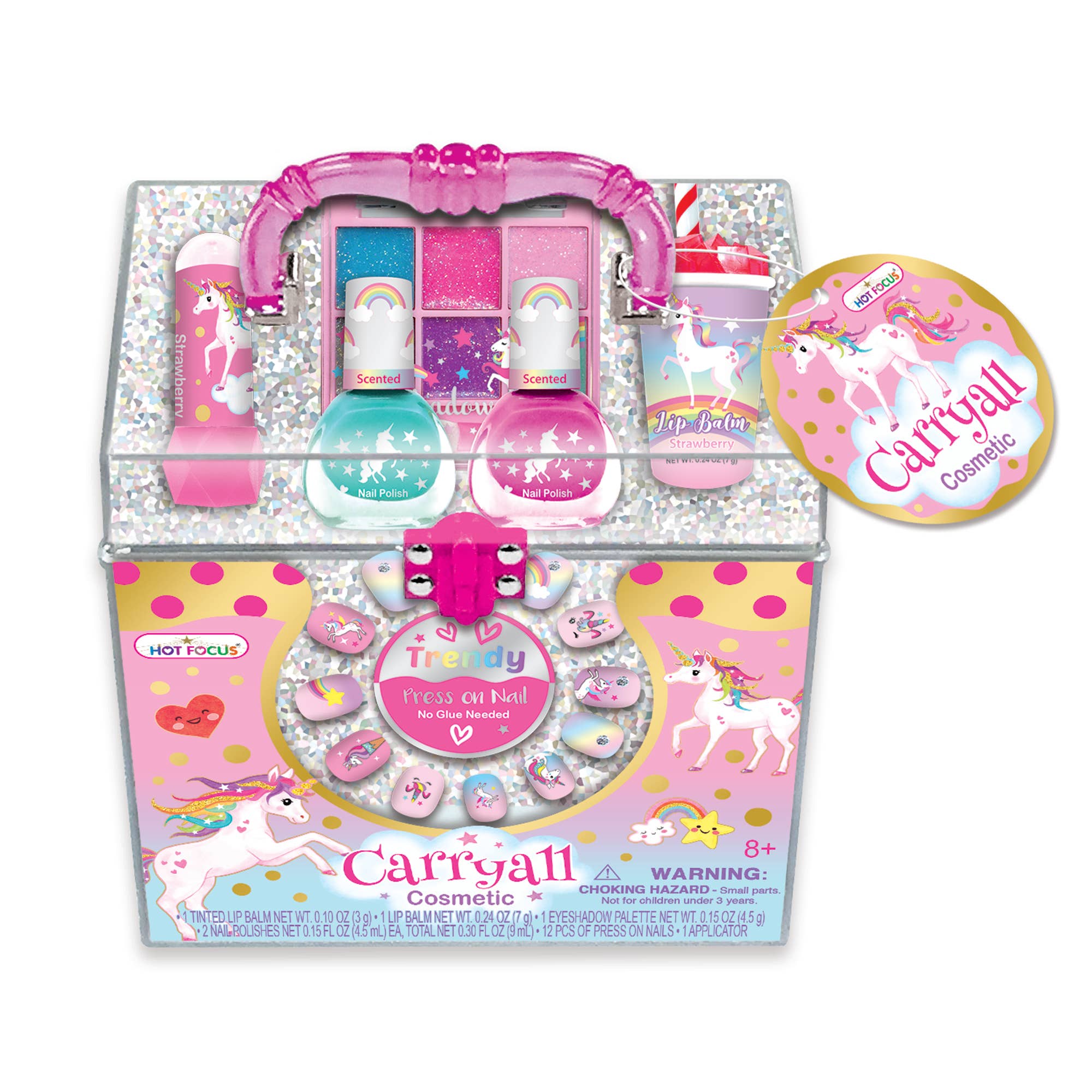 Hot Focus, Inc. - Carry All Cosmetic, Unicorn